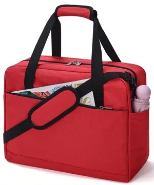 Red Travel Weekend Bag / Personal or Carry-On Bag thumbnail 1
