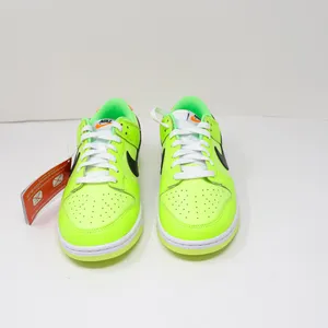 NEW Nike Dunk Low Se Glow In The Dark Volt Black Total Orange Sneakers Shoes 7.5 thumbnail 2