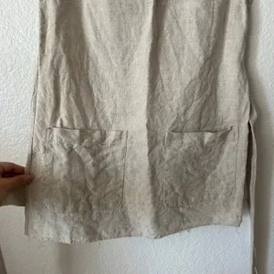 Reformation Sommer Linen Mini Sheath Dress with Tie Belt in Natural Size XS thumbnail 8