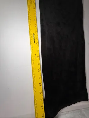Y2K-inspired Juicy Couture Black Velour Pants • Size XL thumbnail 5