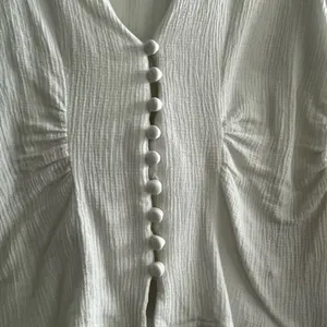 Free People Maise Long‎ Sleeve White Button Front Blouse Size XS thumbnail 5