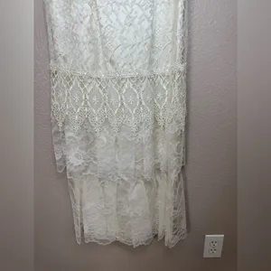 Loralie Original Vintage 90’s Off The Shoulder Lace Wedding Dress White size 4 thumbnail 5