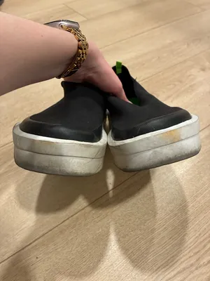 OOFOS OOmega eeZee Low Women’s Recovery Shoe Black Sneaker Slip On Size 10 thumbnail 5