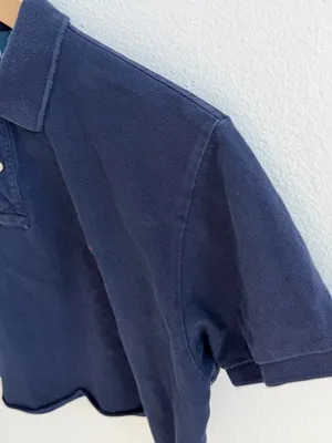 Navy Polo Ralph Lauren Cropped Polo thumbnail 5