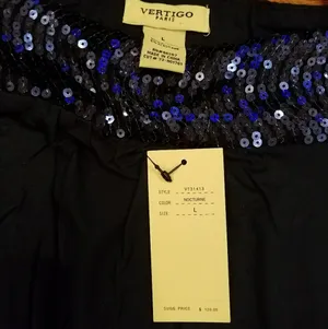 Vertigo Paris Mini Skirt Sequin Dress Size Large thumbnail 7