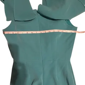 Endless Rose‎ Teal Blue Off The Shoulder Ruffle Mini Dress Cocktail Party Size S thumbnail 5