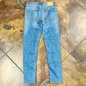 Zara Z1975 Distressed Ripped Skinny Denim Jean 4 thumbnail 11