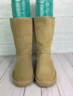 American Eagle Outfitters AE Suede Faux Fur Lined Boots Tan Size 6 US / 36 EUR * thumbnail 2