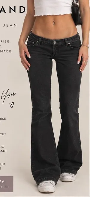 Jr Girls J Brand Bootcut Jeans - Black thumbnail 1