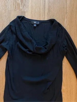 Massimo Black Cowl Neck Sweater used thumbnail 2