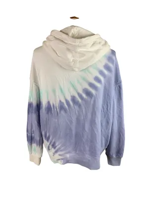 Wildfox Pastel Tie Dye Oversized Hoodie Y2K Cozy Lounge Soft Girl Streetwear XL‎ thumbnail 2