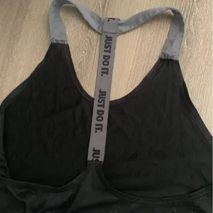 Nike Dri-Fit Elastika Tank Top Racerback T Back Black Gray S thumbnail 8