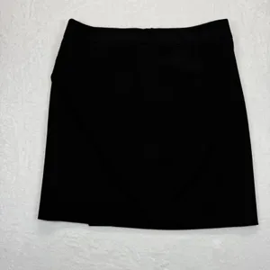 Trina Turk Mini Skirt Black Asymmetrical Fitted Career Party‎ Size 8 thumbnail 6