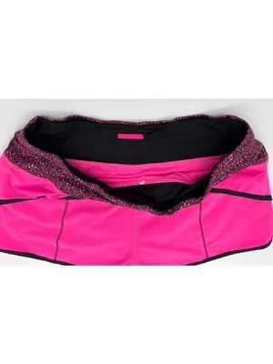 Lululemon Run Speed Shorts Raspberry Glo Light Pink Brief Lined Women's Size 6 thumbnail 3