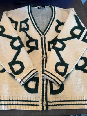 PrettyGarden Chain Link Embroidered Cardigan thumbnail 1