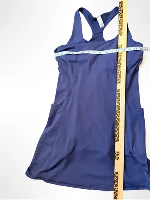 💙 90 Degree Slate Blue Athletic Tennis Dress – Size M – NWT 🎾 thumbnail 9
