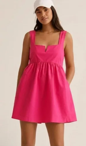 Anthropologie Daily Practice Sleeveless Notch-Neck Mini Dress Party thumbnail 1