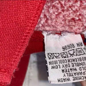 Step‎ Ahead Crimson OU Distressed V Neck Hoodie thumbnail 6