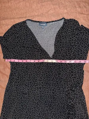 ModCloth Black and White Polka Dot Ruffle Dress‎ Size XL thumbnail 5