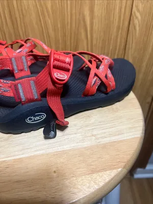 Chaco Red Strappy Trail Sandals thumbnail 5