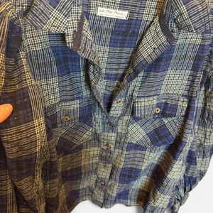 We The Free Plaid Button-Up Shirt thumbnail 4