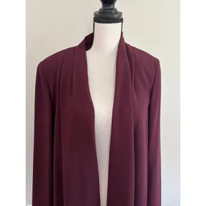 Rimini burgundy open front blazer NWT size 10 Size M thumbnail 2