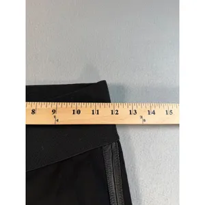 Y2k Zara Basic Black High Rise Side Zipper Leggings Slim Fit Pants Womens Small thumbnail 5