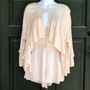 Free People Tiered Romper‎ NWT thumbnail 2