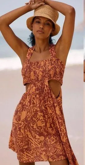 Anthropologie The Piper Bandeau Cutout Mini Dress thumbnail 1