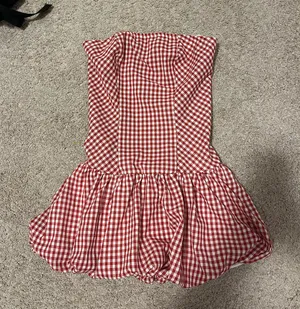 Gingham Bubble dress Red Size 2 thumbnail 1