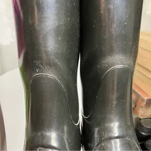 Hunter original tall black rain boots women’s size 6‎ thumbnail 6