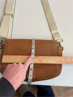 Madewell Transport Flap Shoulder crossbody‎ Bag in English saddle brown thumbnail 9