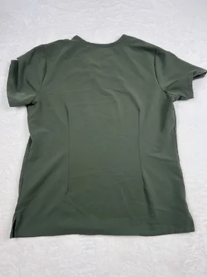 FIGS Catarina One Pocket Scrub Top Moss Size Medium EUC thumbnail 2