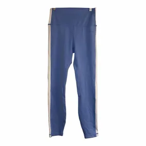 ✨Cream Yoga Hana 7/8 Side Stripe Blue Sz Medium Leggings✨ thumbnail 5