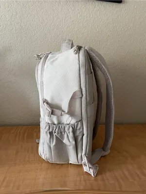 Bagsmart 2 in 1 Small Camera Backpack for DSLR Photography Traveling Trip Beige thumbnail 3
