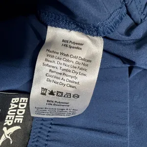 Eddie Bauer Departure Wide-Leg Pants Blue Petite XL UPF 50+ Moisture Wicking thumbnail 7