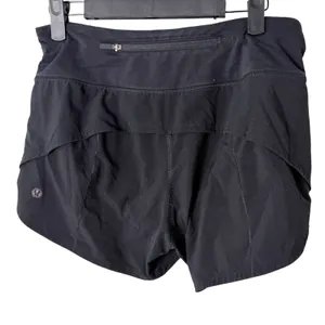 Lululemon Hotty Hot Lined Shorts Black 3.5 inseam Size 4 thumbnail 2