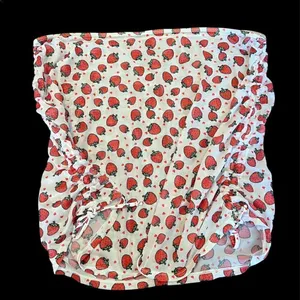 Size 4XL 3 piece strawberry print bikini top bottom coverup EUC thumbnail 6