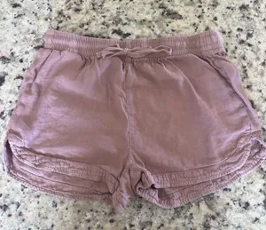 American Eagle Pull-On Linen Shorts thumbnail 1