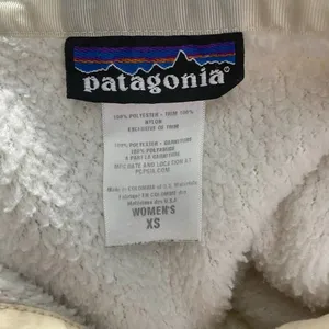 Patagonia Re-Tool Snap-T Fleece Pullover‎ Hoodie Sweatshirt Cream Size US XS thumbnail 12