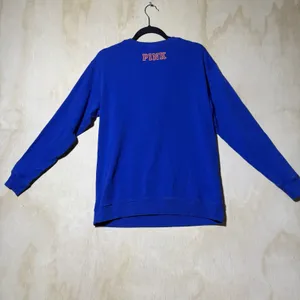 Victoria's Secret PINK Florida Gators Sweatshirt Women's Small Lace Up Blue thumbnail 9