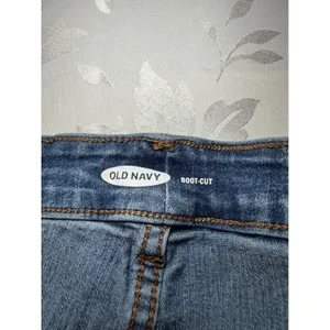 Old Navy Boot-Cut Jeans Womens 26 Plus Short Medium Wash Blue Stretch Denim thumbnail 6