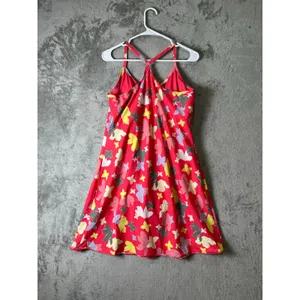 Outdoor Voices Pink Butterfly Print Strappy Athletic Exercise Mini Dress Size XL thumbnail 3