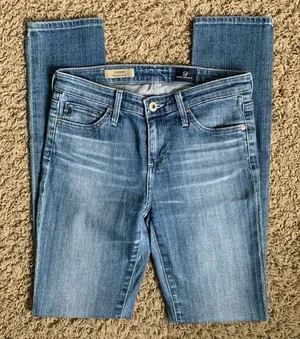 Prima mid rise cigarette blue jeans size 25 Regular thumbnail 1