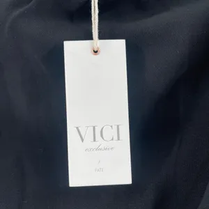 VICI x FATE Dress Large Black Strapless Slit Always You Cocktail Evening Formal thumbnail 5