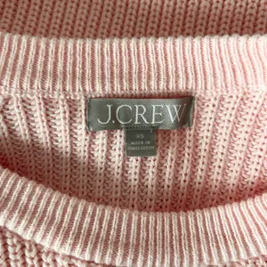 J.Crew Women's Pink Shaker Stitch Cotton Crewneck Raglan Sweater BN190 Size XS thumbnail 3