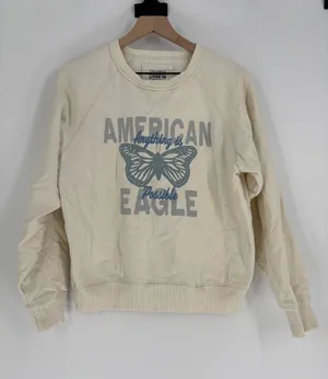 American Eagle lived in butterfly small sweatshirt thumbnail 1