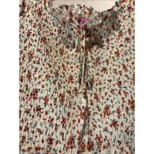 Mi Ami for Francesca‎s NWT Puff Sleeve Smocked Dress Ditzy Floral Size L thumbnail 4