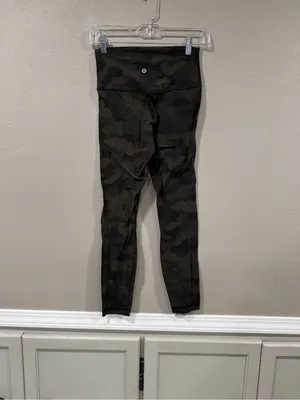 Lululemon Align High-Rise Pant 25" Heritage 365 Camo Dark Olive Multi thumbnail 5