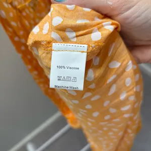 SHEIN Yellow Spotted Sleeveless Maxi Slip Dress with Adjustable Straps thumbnail 6